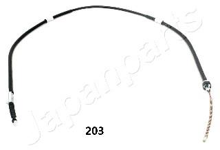 Трос ручного гальма задній, лівий Japan Parts BC203