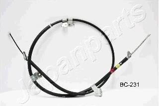 Трос ручного гальма задній, правий BC231 Japan Parts