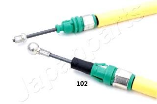 Трос ручного гальма задній, лівий Japan Parts BC102
