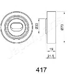 Купити BE417 Japan Parts Натяжний ролик