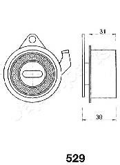 Ролик натягувача ременя ГРМ BE529 Japan Parts