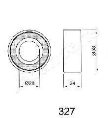 Купити BE327 Japan Parts Ролик паразитний ГРМ