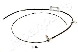 Трос ручника задній правий Japan Parts BCK04