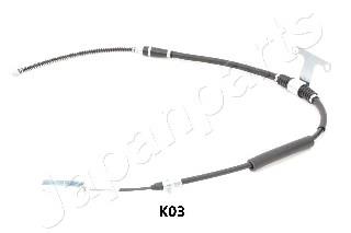 Трос ручного гальма задній, лівий Japan Parts BCK03