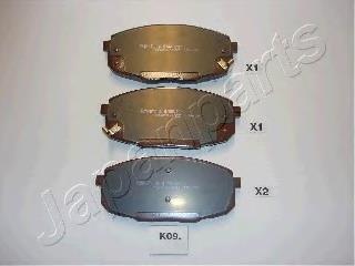 PAK09AF Japan Parts Передні гальмівні колодки