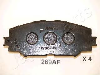 Купити PA269AF Japan Parts Колодки гальмівні передні, дискові
