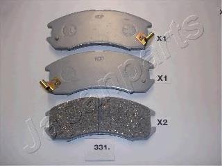 Тормозні колодки Japan Parts PA331AF