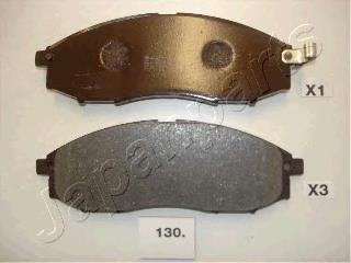 Передні тормозні колодки PA130AF Japan Parts