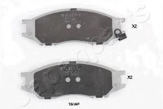 Колодки гальмівні передні, дискові PA150AF Japan Parts