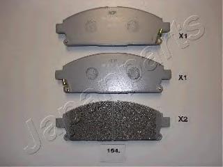 PA154AF Japan Parts Передні гальмівні колодки
