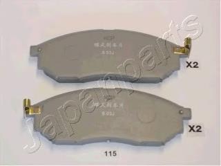 PA115AF Japan Parts Передні гальмівні колодки