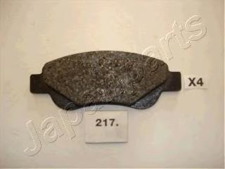 PA217AF Japan Parts Передні гальмівні колодки