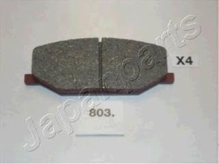 Колодки гальмівні передні, дискові PA803AF Japan Parts