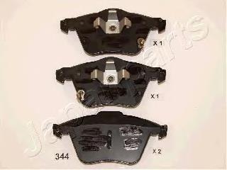 Купити PA344AF Japan Parts Колодки гальмівні передні, дискові