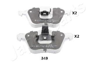 Колодки гальмівні передні, дискові PA349AF Japan Parts