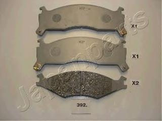 PA392AF Japan Parts Передні гальмівні колодки