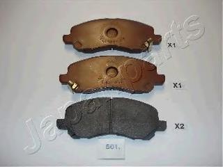 Передні тормозні колодки PA501AF Japan Parts