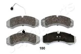 Колодки гальмові задні, дискові PP100AF Japan Parts