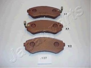 PP137AF Japan Parts Передні гальмівні колодки