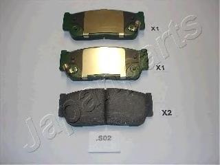 PPS02AF Japan Parts Колодки гальмівні задні, дискові
