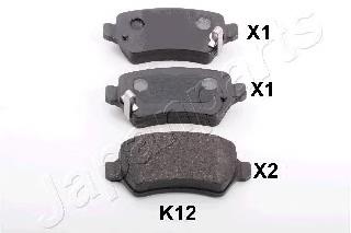 Купити PPK12AF Japan Parts Задні колодки