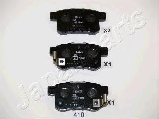 PP410AF Japan Parts Колодки гальмівні задні, дискові