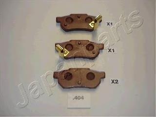 Задні гальмівні колодки Japan Parts PP404AF ціна, від 13.23 USD