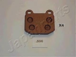 Колодки гальмові задні, дискові PP506AF Japan Parts