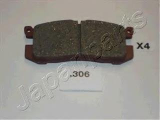 Колодки гальмові задні, дискові PP306AF Japan Parts