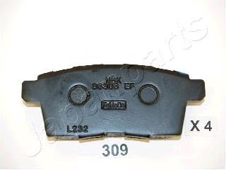 Задні дискові колодки Japan Parts PP309AF