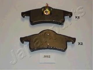 PP992AF Japan Parts Колодки гальмівні задні, дискові