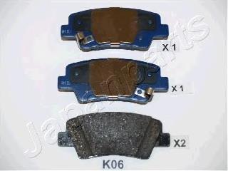Задні гальмівні колодки Japan Parts PPK06AF ціна, від 15.38 USD