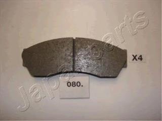 Колодки гальмівні передні, дискові PA080AF Japan Parts