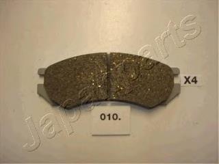 Передні тормозні колодки PA010AF Japan Parts