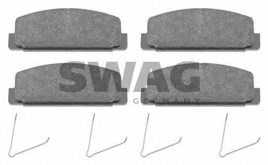 83916500 Swag Колодки гальмівні задні, дискові