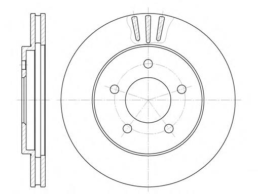 Диск переднього гальма Remsa 656410 ціна, від 20.11 USD