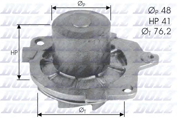 S314 Dolz Насос охолодження