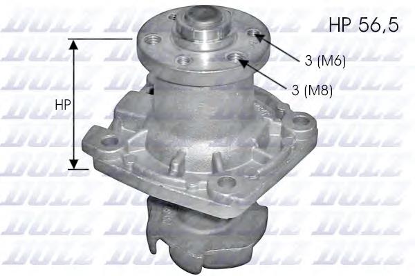 Помпа охолодження Dolz S138 ціна, від 7.45 USD
