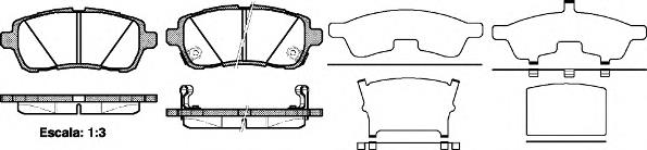 128102 Remsa Передні гальмівні колодки