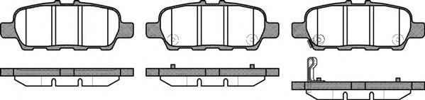Задні гальмівні колодки Remsa 087631 ціна, від 20.04 USD