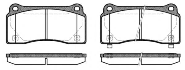 Купити D4060JF20C Nissan/Infiniti Задні колодки