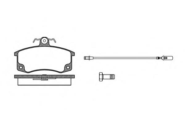 Гальмівні колодки Remsa 022102 ціна, від 13.52 USD