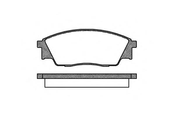 Передні тормозні колодки 26290KA120 Subaru