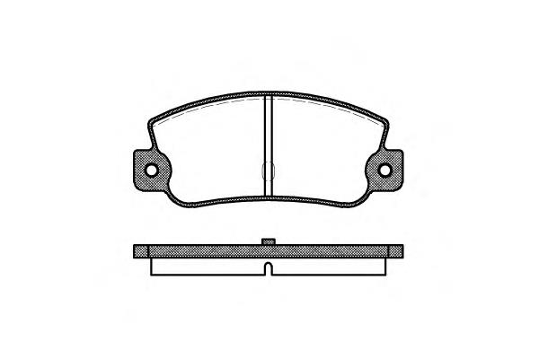Задні гальмівні колодки Remsa 002530 ціна, від 12.42 USD
