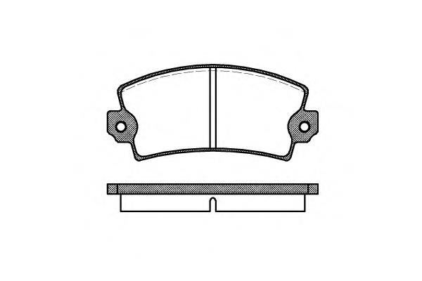 Гальмівні колодки Remsa 002100 ціна, від 13.36 USD