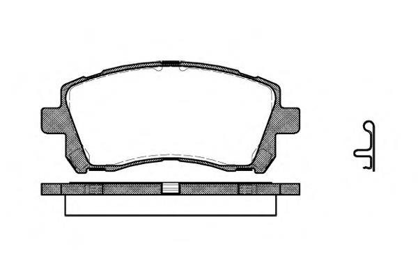 Гальмівні колодки Remsa 065502 ціна, від 26.48 USD
