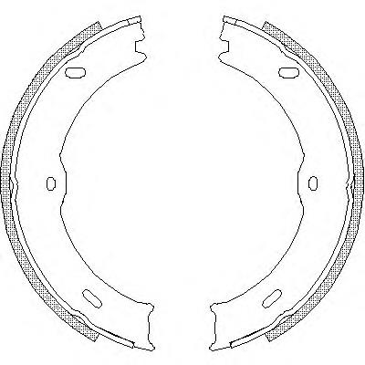 Колодки ручника / стоянкового гальма Remsa 474600 ціна, від 20.71 USD