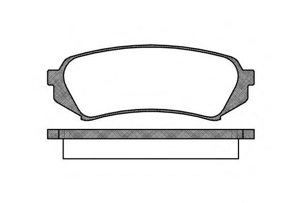 Задні гальмівні колодки Remsa 070600 ціна, від 20.62 USD