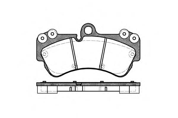 Гальмівні колодки Remsa 099400 ціна, від 42.74 USD