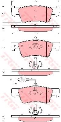 Купити 39698027 AND Задні колодки